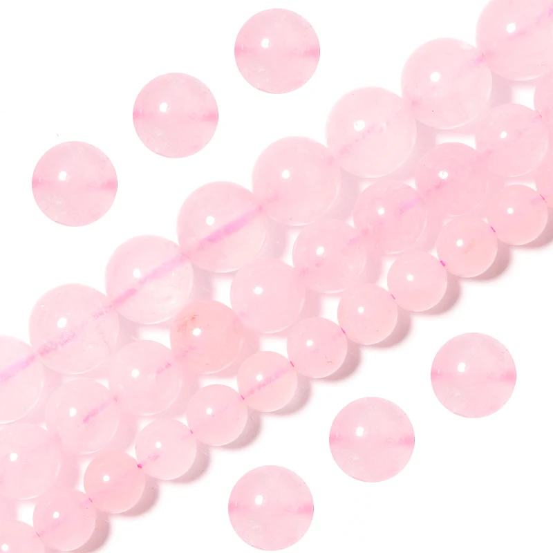 Linsoir Natural Rose Quartzs Crystal Stone Beads Round Natural Stones Suitable For DIY Fashion Bracelet Necklace Accessories
Linsoir Natural Rose Quartzs Crystal Stone Beads Round Natural Stones Suitable For DIY Fashion Bracelet Necklace Accessories