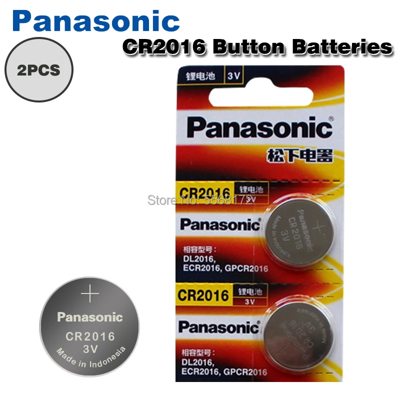PANASONIC cr2016 2PCS original brand new battery for 3v button cell coin batteries for watch computer cr 2016 For Toys
PANASONIC cr2016 2PCS original brand new battery for 3v button cell coin batteries for watch computer cr 2016 For Toys