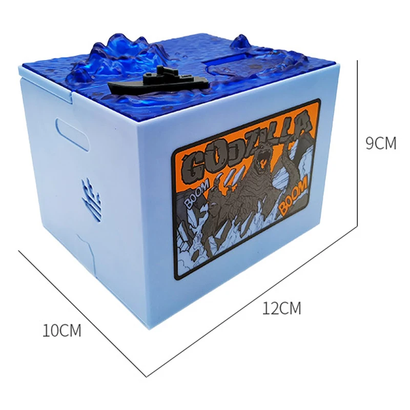 New Orignal Gojira Anime Godzilla Steal Coin Boxes Automated Piggy Bank Manage Money Cash Box Home Decor Kids Toys Boys Gift 
New Orignal Gojira Anime Godzilla Steal Coin Boxes Automated Piggy Bank Manage Money Cash Box Home Decor Kids Toys Boys Gift