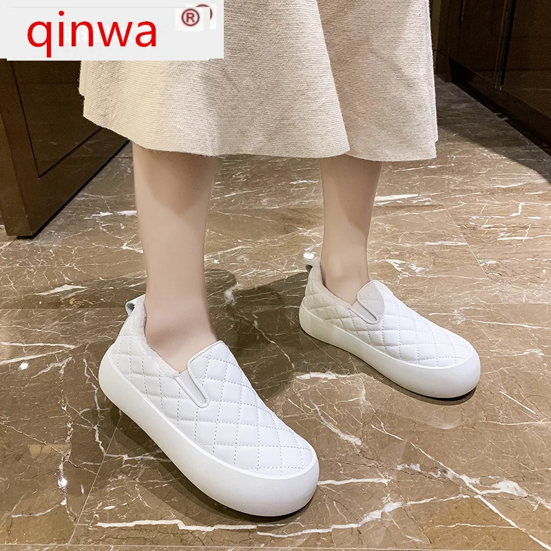 2021 Casual Woman Shoe Round Toe Shallow Mouth Loafers With Fur Slip-on Autumn Winter Slip On Fall Canvas Slip-On Rubber Shoes
2021 Casual Woman Shoe Round Toe Shallow Mouth Loafers With Fur Slip-on Autumn Winter Slip On Fall Canvas Slip-On Rubber Shoes