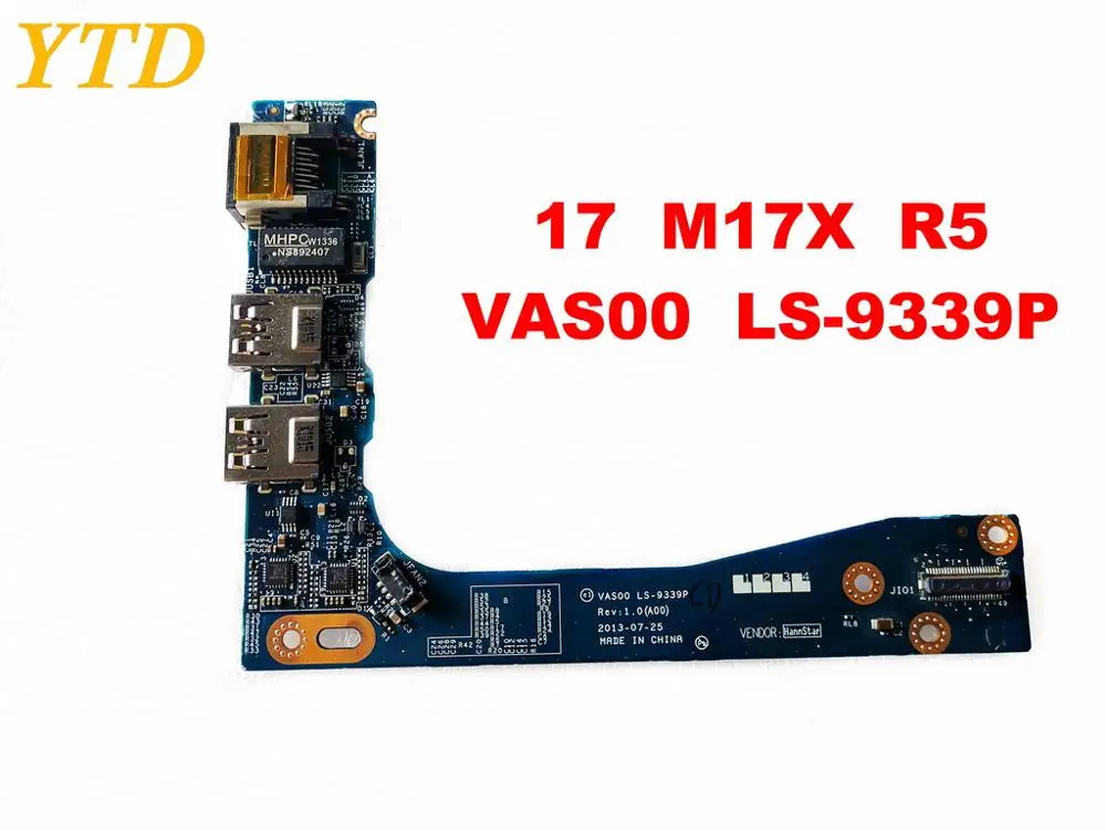 Оригинальный Для DELL 17 M17X R5 Плата USB VAS00 LS 9339P испытанное хорошее Бесплатная