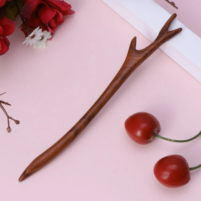 Ebony Hairpin Chinese Style Retro Hair Stick Antler Natural Wood Jewelry Vintage
Ebony Hairpin Chinese Style Retro Hair Stick Antler Natural Wood Jewelry Vintage