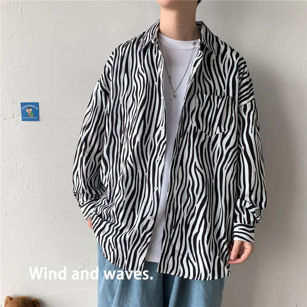 Casual Shirt For Men Clothing Lovers Fashion Loose Printing Four Seasons New Hot Neutral Long Sleeves Tidal College Current
Casual Shirt For Men Clothing Lovers Fashion Loose Printing Four Seasons New Hot Neutral Long Sleeves Tidal College Current