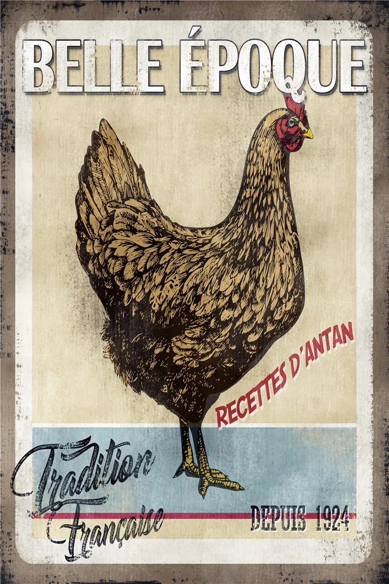 Vintage Metal Plate Industrial Decor Home Living Room Decoration Farmhouse Garden Posters for Outside Chicken Hen Wall Stickers
Vintage Metal Plate Industrial Decor Home Living Room Decoration Farmhouse Garden Posters for Outside Chicken Hen Wall Stickers