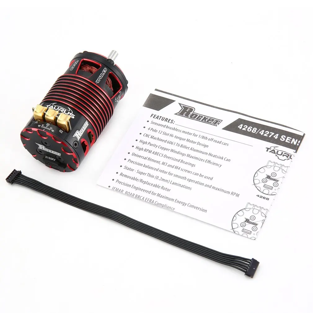 HOT SALE 4268 4274 1700KV 1950KV 2150KV 2200KV 2450KV 2700KV 4 Poles Sensored Brushless Motor for RC 1/8 Truck Bigfoot Car
HOT SALE 4268 4274 1700KV 1950KV 2150KV 2200KV 2450KV 2700KV 4 Poles Sensored Brushless Motor for RC 1/8 Truck Bigfoot Car