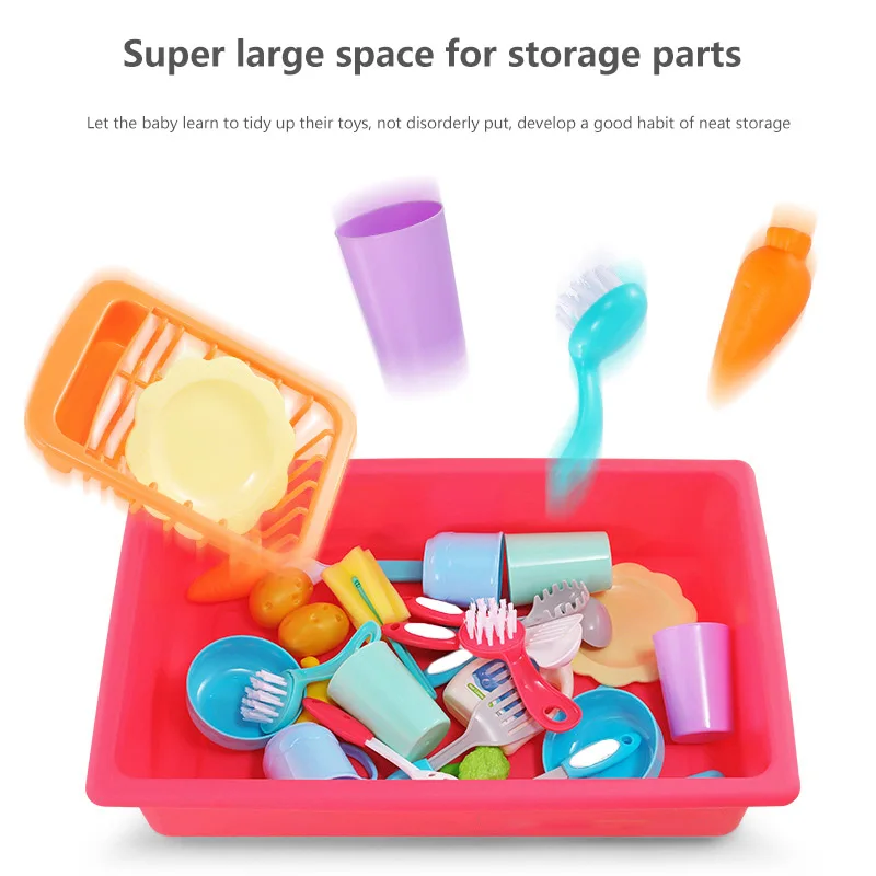 Kids Kitchen Toys Simulation Electric Dishwasher Educational Toys Kitchen Toy Pretending Playing Simulation Electric Sink
Kids Kitchen Toys Simulation Electric Dishwasher Educational Toys Kitchen Toy Pretending Playing Simulation Electric Sink