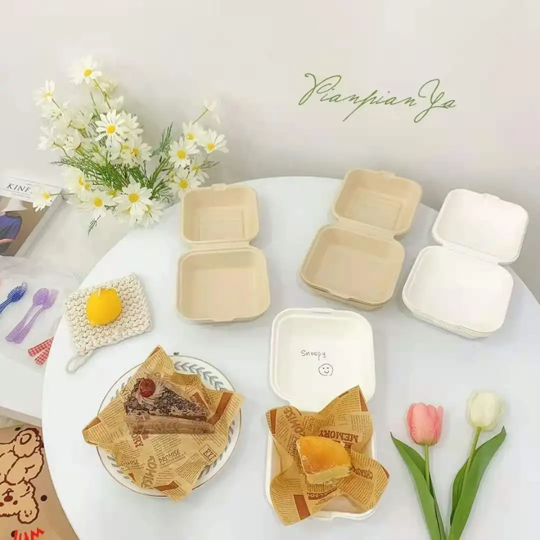 4 Inchs Disposable Eco-Friendly Lunch Box Fruit Salad Cake Hamburger Pack Food Containers Travel Home Office Microwave Bento Box
4 Inchs Disposable Eco-Friendly Lunch Box Fruit Salad Cake Hamburger Pack Food Containers Travel Home Office Microwave Bento Box