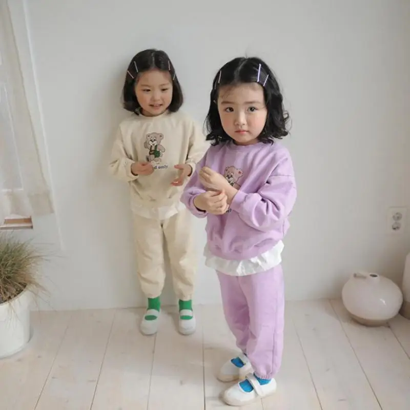 1-6 Year Bear Print Children Clothes Set Girls Long Sleeve Sweatshirt Suit Boys Harem Pants Autumn Kids Casual 2pcs Suit
1-6 Year Bear Print Children Clothes Set Girls Long Sleeve Sweatshirt Suit Boys Harem Pants Autumn Kids Casual 2pcs Suit