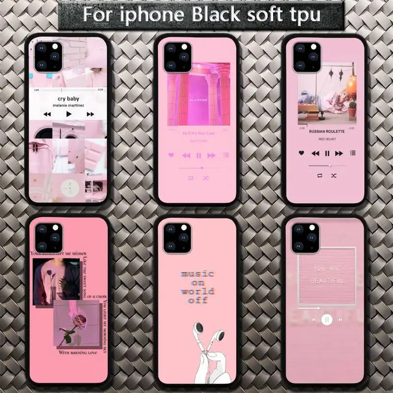 Pink Aesthetics songs High Quality Phone Case for iphone 11 12 13 pro se 20 max xr xs x 7 8 6s plus mini Fundas Coque cover
Pink Aesthetics songs High Quality Phone Case for iphone 11 12 13 pro se 20 max xr xs x 7 8 6s plus mini Fundas Coque cover