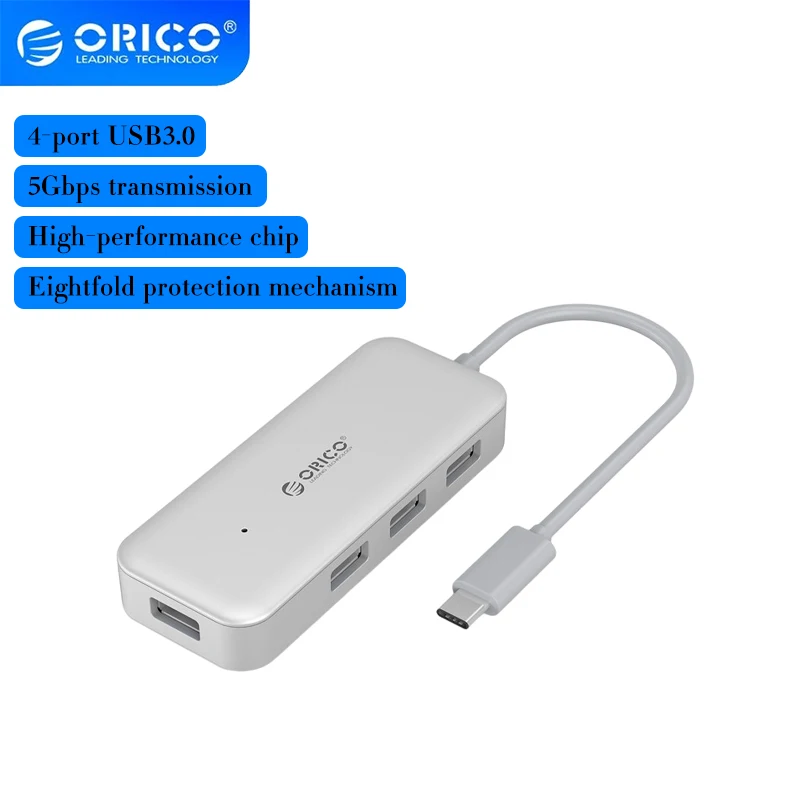 Док-станция ORICO TC4U-U3 Type-c для USB, многофункциональный адаптер «пять в одном», подходит для планшетов Apple
Док-станция ORICO TC4U-U3 Type-c для USB, многофункциональный адаптер «пять в одном», подходит для планшетов Apple