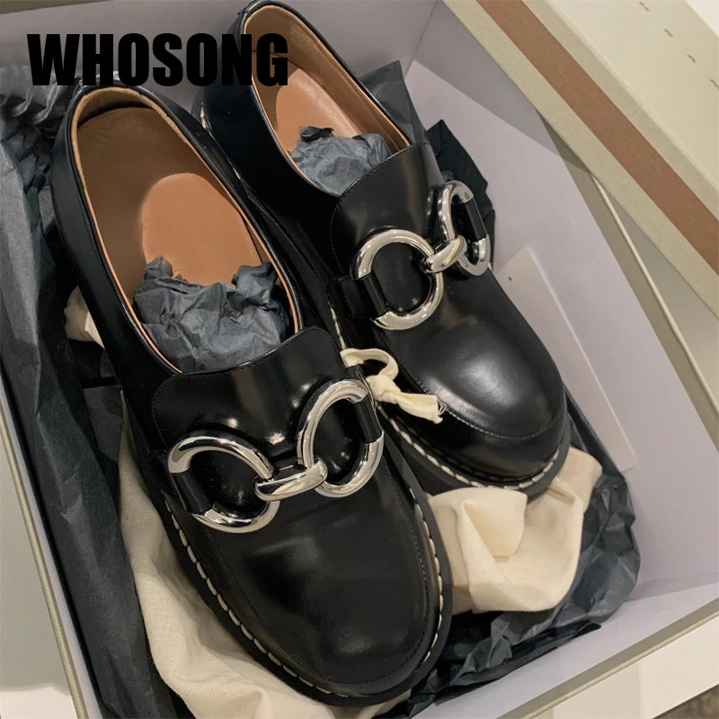Women Shoes Platform Flats Woman Brand Round Toe Loafers Ladies Rome Fashion Shoes Female Black Shoes Slip On Soft Moccasin New
Women Shoes Platform Flats Woman Brand Round Toe Loafers Ladies Rome Fashion Shoes Female Black Shoes Slip On Soft Moccasin New