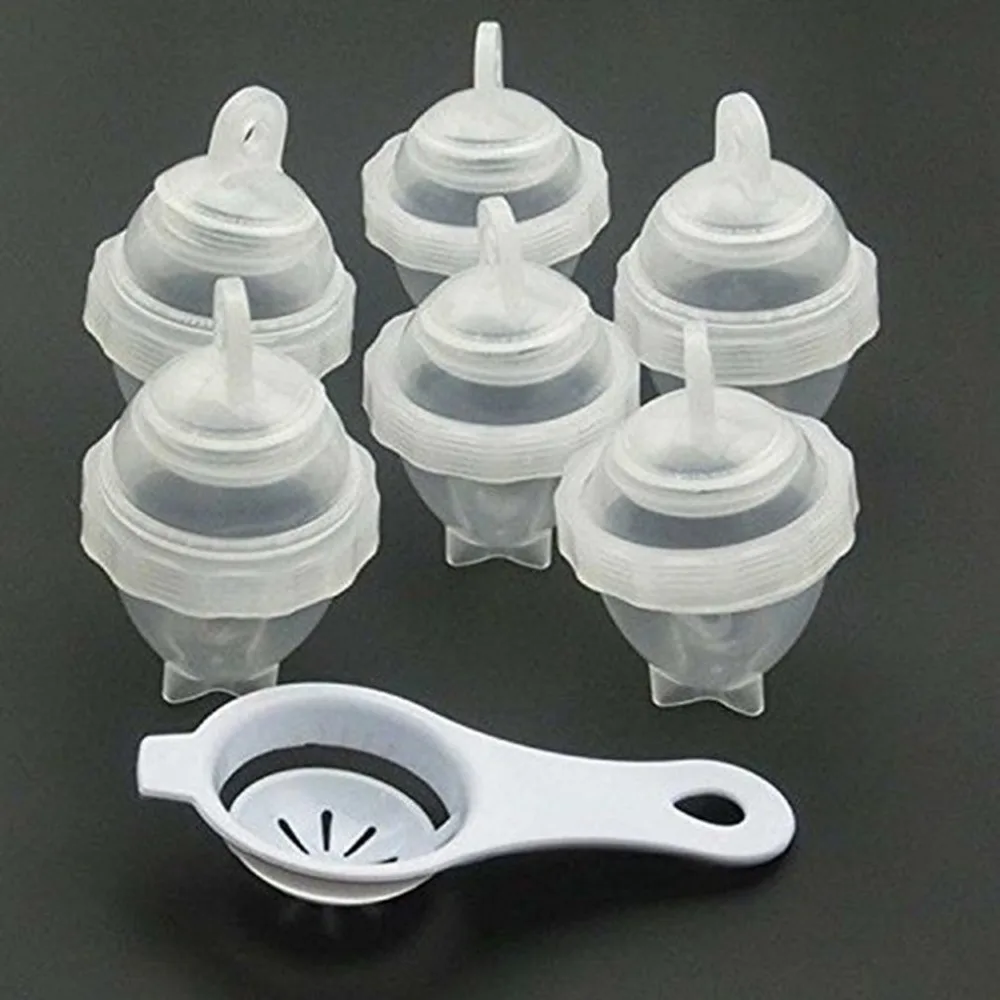 7pc/set Egg Cooker Poaching Cups And Boil With Yolk Separator Egg Steamer Cooker Kitchen Cooking Tool 6 Eggies Without Shells
7pc/set Egg Cooker Poaching Cups And Boil With Yolk Separator Egg Steamer Cooker Kitchen Cooking Tool 6 Eggies Without Shells