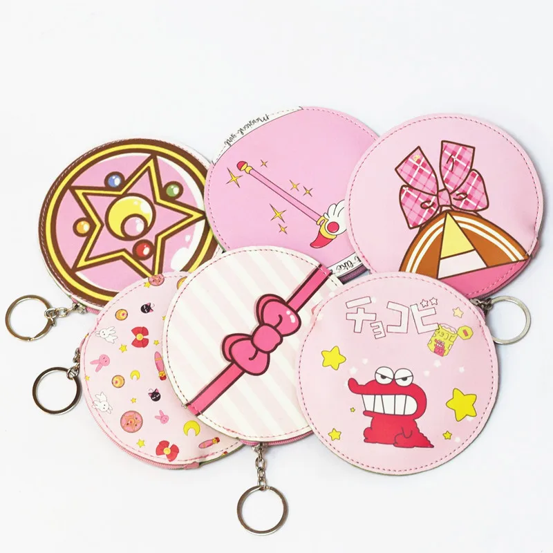 Card Captor Sakura Kawaii Mini Purse Cute Girl Tsukino Usagi Star Moon Cosplay Wallet Cartoon Small Fresh Portable Round Zipper
Card Captor Sakura Kawaii Mini Purse Cute Girl Tsukino Usagi Star Moon Cosplay Wallet Cartoon Small Fresh Portable Round Zipper