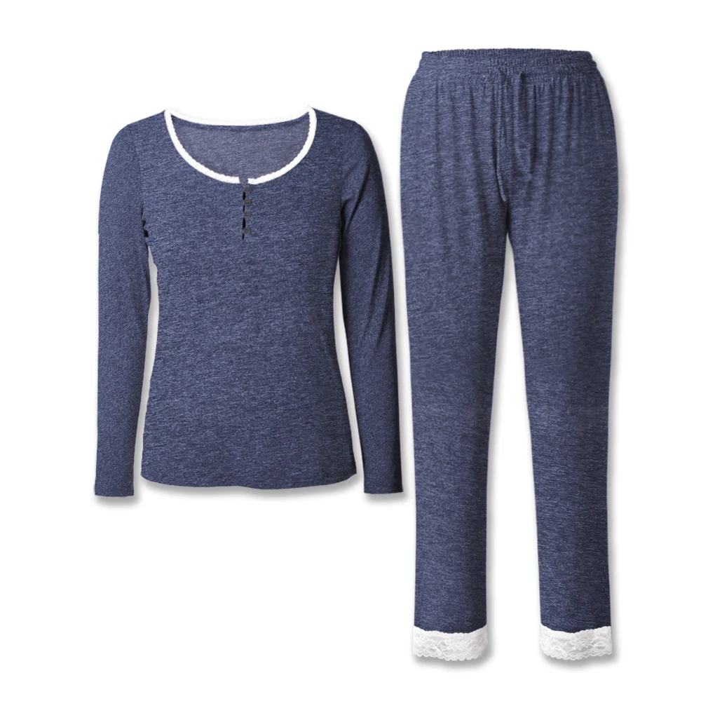 Neatie Kiddie Solid Women Pajamas Set Home Lounge SetS Soft Clothes Long Sleeve Top Full-length Pants Sleep Nightwear Pajamas
Neatie Kiddie Solid Women Pajamas Set Home Lounge SetS Soft Clothes Long Sleeve Top Full-length Pants Sleep Nightwear Pajamas