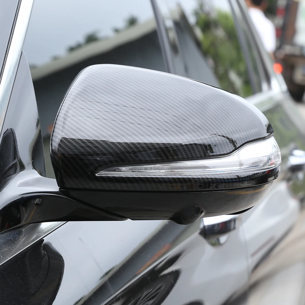 1 Pair Car Auto Carbon Fiber Side Rearview Mirror Cap Cover Trim for Mercedes Benz C/E/GLC/S Class W205 W213 X253 W222
1 Pair Car Auto Carbon Fiber Side Rearview Mirror Cap Cover Trim for Mercedes Benz C/E/GLC/S Class W205 W213 X253 W222