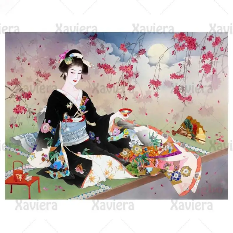 Full Square/Round Drill 5D DIY Diamond Painting Japanese Geisha Kimono Oiran Woman Diamond Embroidery Cross Stitch Kit Home Deco
Full Square/Round Drill 5D DIY Diamond Painting Japanese Geisha Kimono Oiran Woman Diamond Embroidery Cross Stitch Kit Home Deco