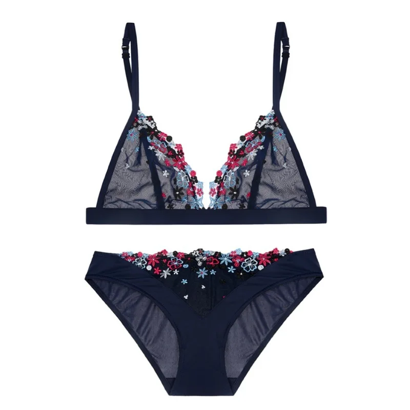 Triangle Bra Without Underwire Underwear Women Set Sexy Lace Edge Underwear Feminine Feeling Ultra-thin Cup Bra Transparent
Triangle Bra Without Underwire Underwear Women Set Sexy Lace Edge Underwear Feminine Feeling Ultra-thin Cup Bra Transparent