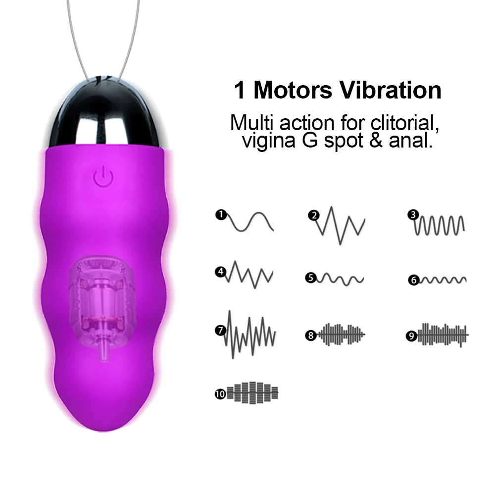 10 режимов вибрации вагинальные шарики Секс игрушки для женщин точка G