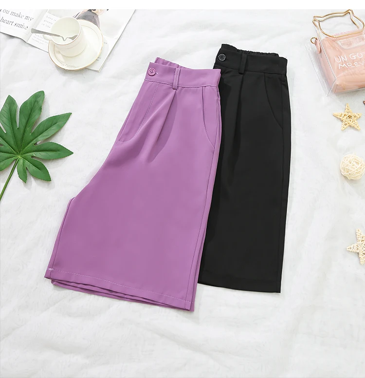 Straight Plus Size 5xl Women Shorts Pants High Waist Loose Wide Leg Pants Casual Trousers Chiffon Mini Sexy Shorts 209B
Straight Plus Size 5xl Women Shorts Pants High Waist Loose Wide Leg Pants Casual Trousers Chiffon Mini Sexy Shorts 209B
