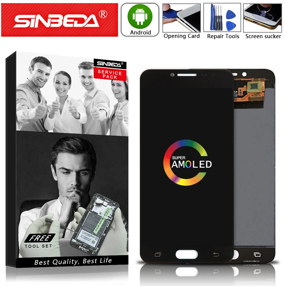 AMOLED 5,2 "для SAMSUNG Galaxy C5 Pro C5010 дисплей ЖК-дигитайзер сенсорный экран для Samsung C5010 ЖК-SM-C5010 для Samsung C5 Pro
AMOLED 5,2 "для SAMSUNG Galaxy C5 Pro C5010 дисплей ЖК-дигитайзер сенсорный экран для Samsung C5010 ЖК-SM-C5010 для Samsung C5 Pro