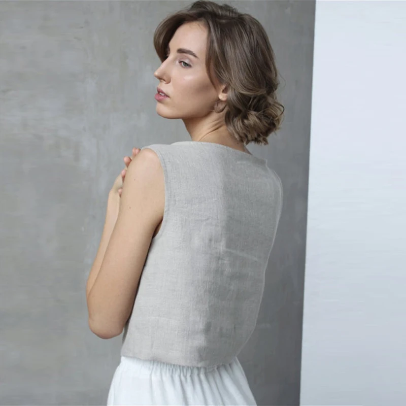 Casual Womens Top One Shoulder Vest Sleeveless Short T-Shirt Top Solid Color Round Neck Daily 2021 Summer Fashion Items 
Casual Womens Top One Shoulder Vest Sleeveless Short T-Shirt Top Solid Color Round Neck Daily 2021 Summer Fashion Items