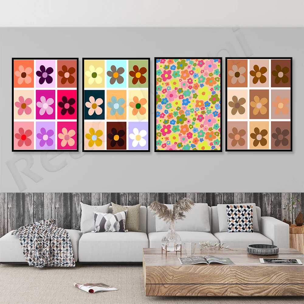 Flowers, retro aesthetics, wall art groovy, y2k, girly neutral wall decoration, wall art, color floral print pattern, flower pow
Flowers, retro aesthetics, wall art groovy, y2k, girly neutral wall decoration, wall art, color floral print pattern, flower pow