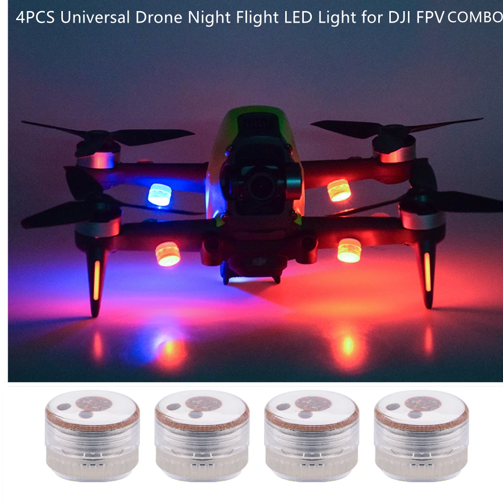 4PCS Universal Drone Night Flight LED Light for DJI FPV COMBO Drone Flying Signal LED Lights for DJI FPV Drone Accessories
4PCS Universal Drone Night Flight LED Light for DJI FPV COMBO Drone Flying Signal LED Lights for DJI FPV Drone Accessories
