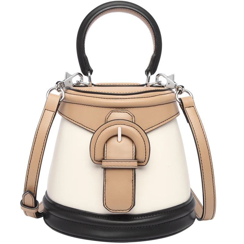 Minority design sense bag female 2021 new fashion personality bucket bag contrast color hand bill of lading shoulder slant bag
Minority design sense bag female 2021 new fashion personality bucket bag contrast color hand bill of lading shoulder slant bag