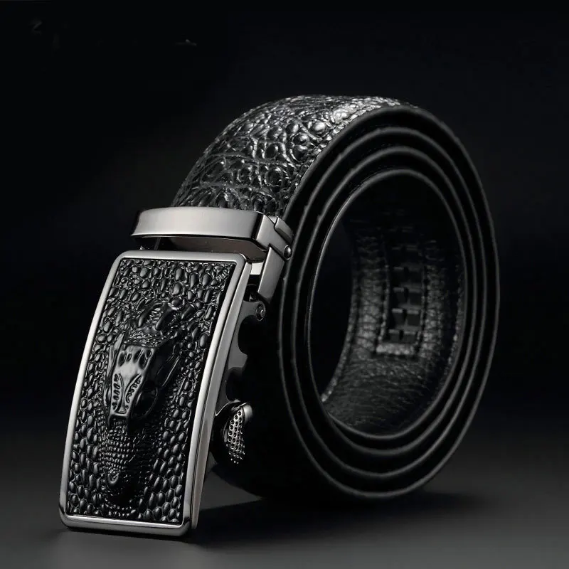 Crocodile Pattern Quality Cow Genuine Leather Belt Men Genuine Luxury Leather Belts for Men Strap Male Metal Automatic Buckle
Crocodile Pattern Quality Cow Genuine Leather Belt Men Genuine Luxury Leather Belts for Men Strap Male Metal Automatic Buckle