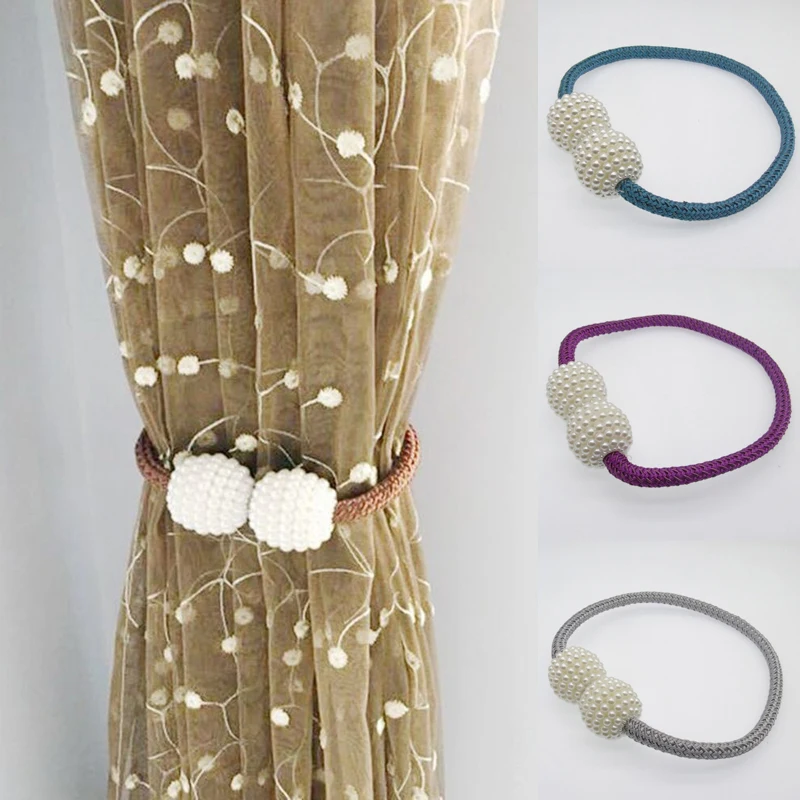 Thick Rope Large Pearl Magnetic Curtain Clip Tie Back Buckle Clips Hanging Ball Buckle Tie Back Curtain Accessories Home Decor
Thick Rope Large Pearl Magnetic Curtain Clip Tie Back Buckle Clips Hanging Ball Buckle Tie Back Curtain Accessories Home Decor
