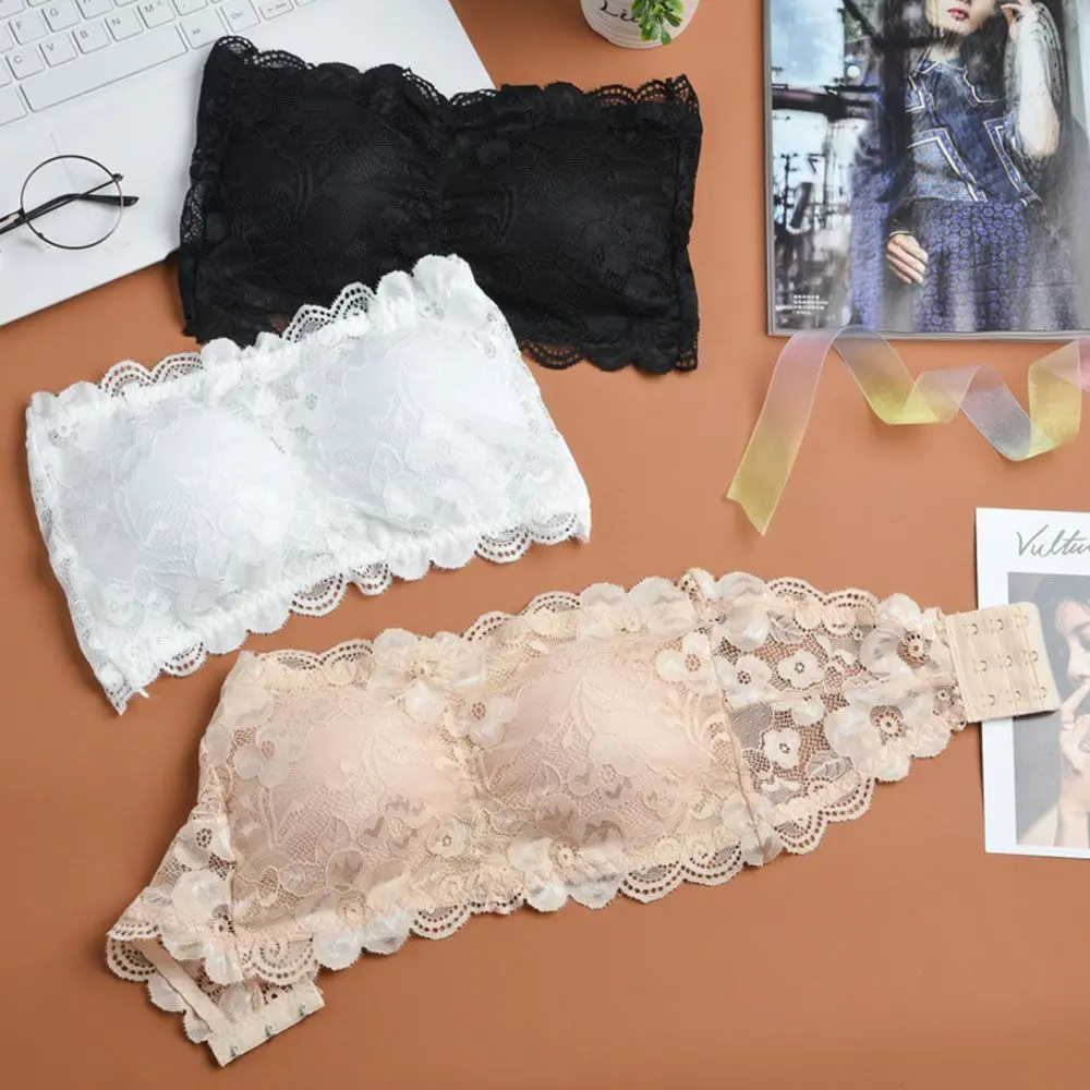 2021 Sexy Summer Women Elastic Strapless Bra Lace Tube Top Bandeau Crop Tank Seamless Padded Underwear Wholesale
2021 Sexy Summer Women Elastic Strapless Bra Lace Tube Top Bandeau Crop Tank Seamless Padded Underwear Wholesale