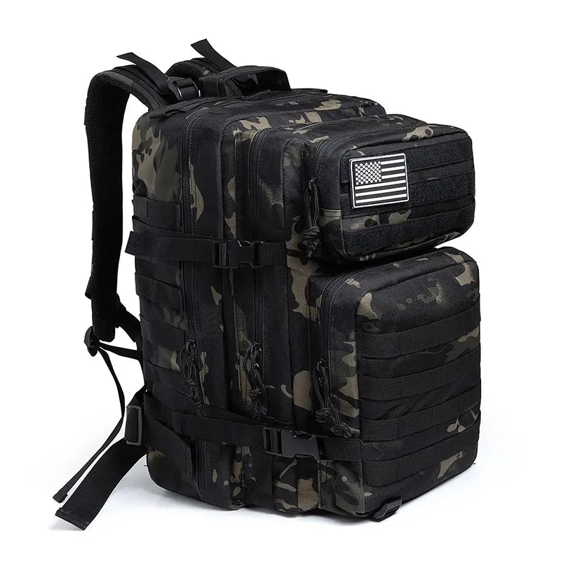 Men's 50-liter camouflage military backpack, military tactical bag, mountaineering, assault, hunting, hiking, waterproof
Men's 50-liter camouflage military backpack, military tactical bag, mountaineering, assault, hunting, hiking, waterproof