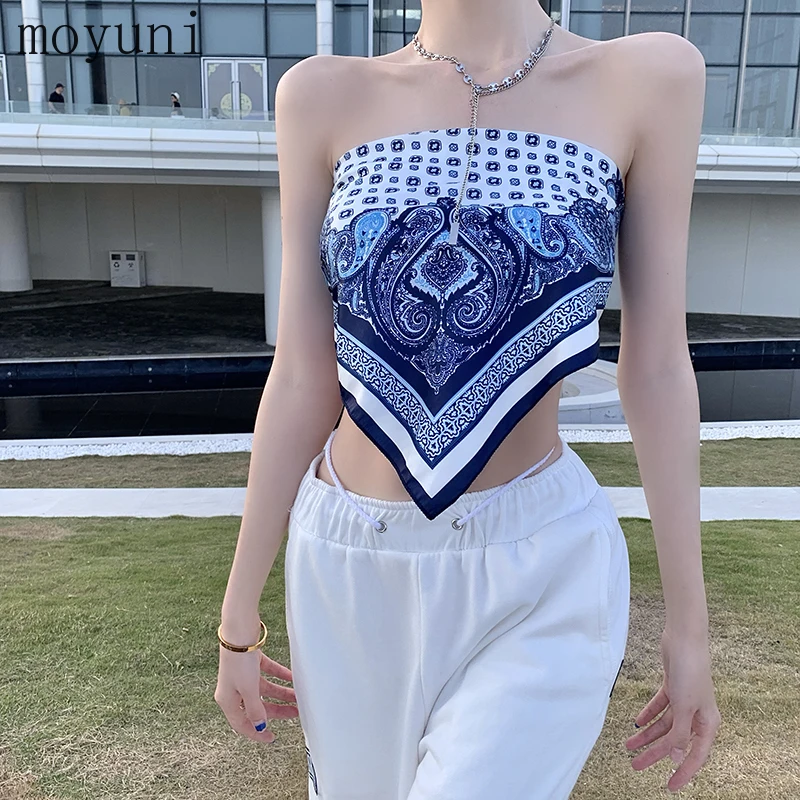Hot Girl Back Bib Type Chest-Wrapped Women's Outer Vest Short Summer Underwear Bandeau Top Halter Top Sexy Streetwear Unique 
Hot Girl Back Bib Type Chest-Wrapped Women's Outer Vest Short Summer Underwear Bandeau Top Halter Top Sexy Streetwear Unique