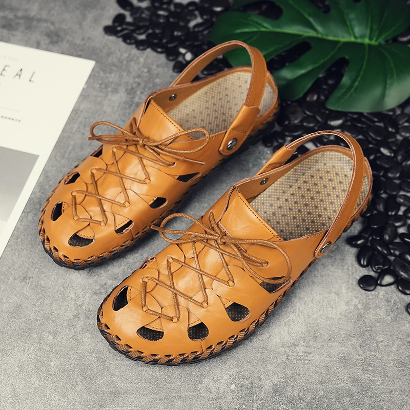 Sandale Homme Sandals Men Summer Sandalias Hombre Verano Shoes Breathable Playa Leather Big Size Sneakers Man Safety
Sandale Homme Sandals Men Summer Sandalias Hombre Verano Shoes Breathable Playa Leather Big Size Sneakers Man Safety