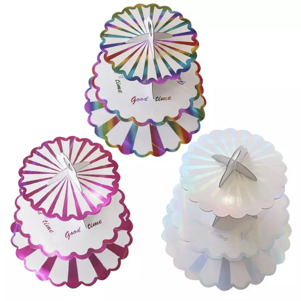 2020 New hot stamping colorful cake stand three-layer paper dessert table birthday party party venue decoration supplies
2020 New hot stamping colorful cake stand three-layer paper dessert table birthday party party venue decoration supplies