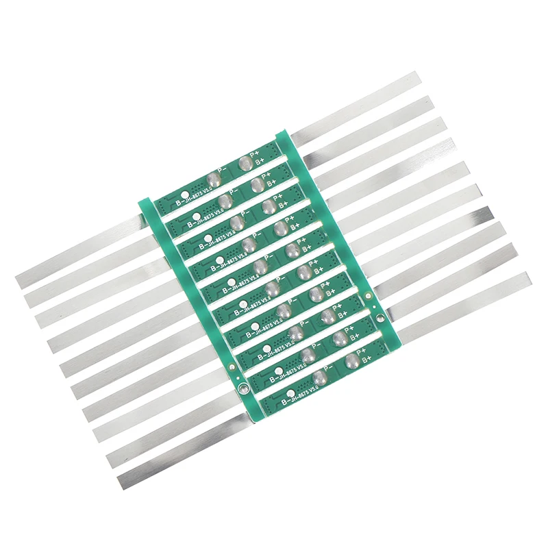 10PCS 1-3A 3.7V li-ion BMS PCM battery protection board pcm for 18650 lithium ion li battery
10PCS 1-3A 3.7V li-ion BMS PCM battery protection board pcm for 18650 lithium ion li battery