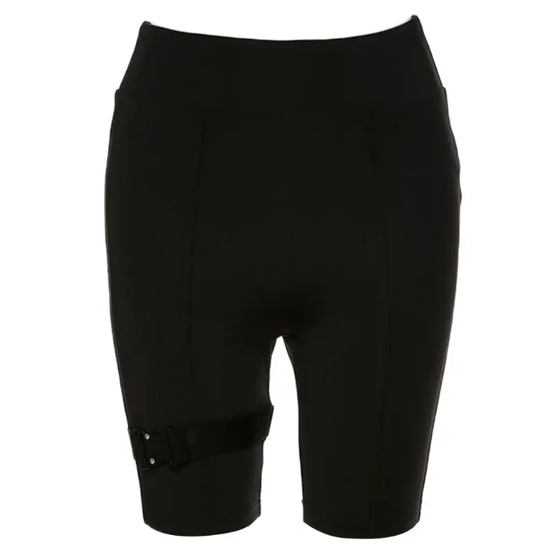 Women Harajuku Punk Black Biker Shorts Buckle Strap Patchwork High Waist Stretch Short Pants Yoga Sports Workout Slim 67JF
Women Harajuku Punk Black Biker Shorts Buckle Strap Patchwork High Waist Stretch Short Pants Yoga Sports Workout Slim 67JF