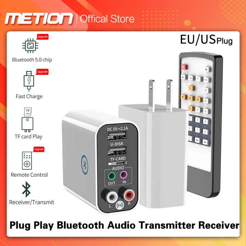 Аудио передатчик с поддержкой Bluetooth 3 5 мм AUX RCA TF U-диск | Электроника