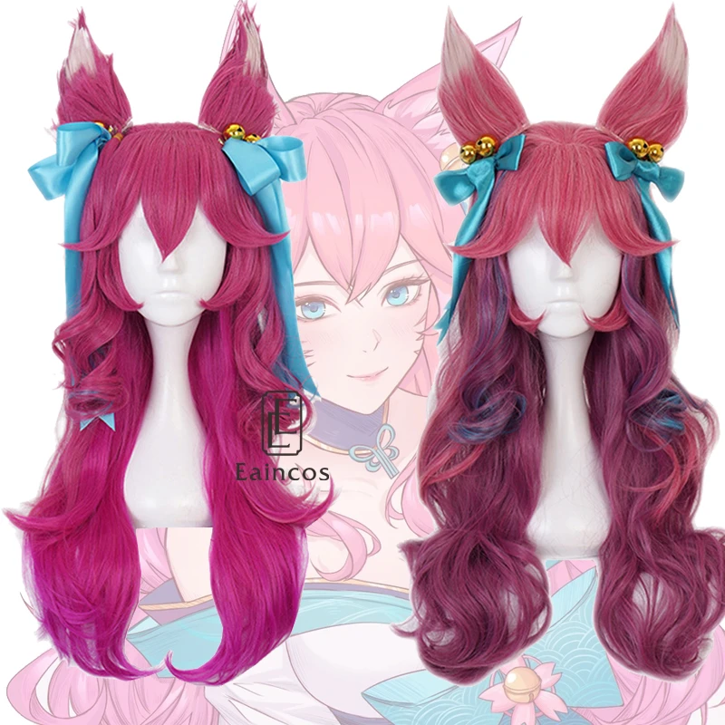 Spirit Blossom Ahri Cosplay Wig LoL Cosplay Long Gradient Pink Wig with Ears Headwear Heat Resistant Synthetic Hair
Spirit Blossom Ahri Cosplay Wig LoL Cosplay Long Gradient Pink Wig with Ears Headwear Heat Resistant Synthetic Hair