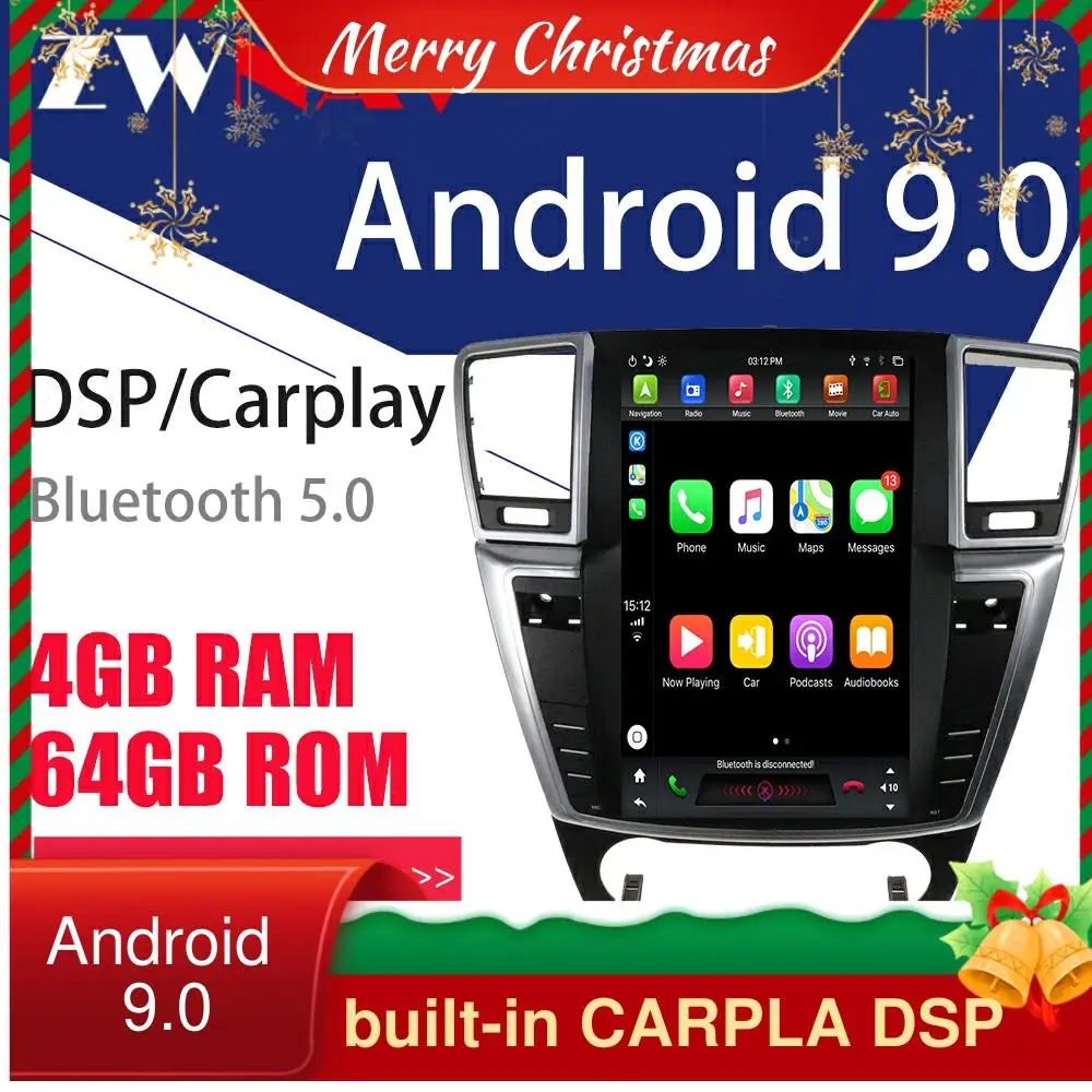 4G 64GB DSP для Mercedes Benz GL ML 2013 - 2016 Android Muiltimedia вертикальный сенсорный экран Tesla автомобильный радиоплеер GPS навигация
4G 64GB DSP для Mercedes Benz GL ML 2013 - 2016 Android Muiltimedia вертикальный сенсорный экран Tesla автомобильный радиоплеер GPS навигация