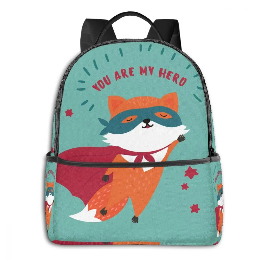 Fashion Girl College School Bag Casual New Women Backpack Fox Hero Book Packbag for Teenage Travel Shoulder Bag 
Fashion Girl College School Bag Casual New Women Backpack Fox Hero Book Packbag for Teenage Travel Shoulder Bag