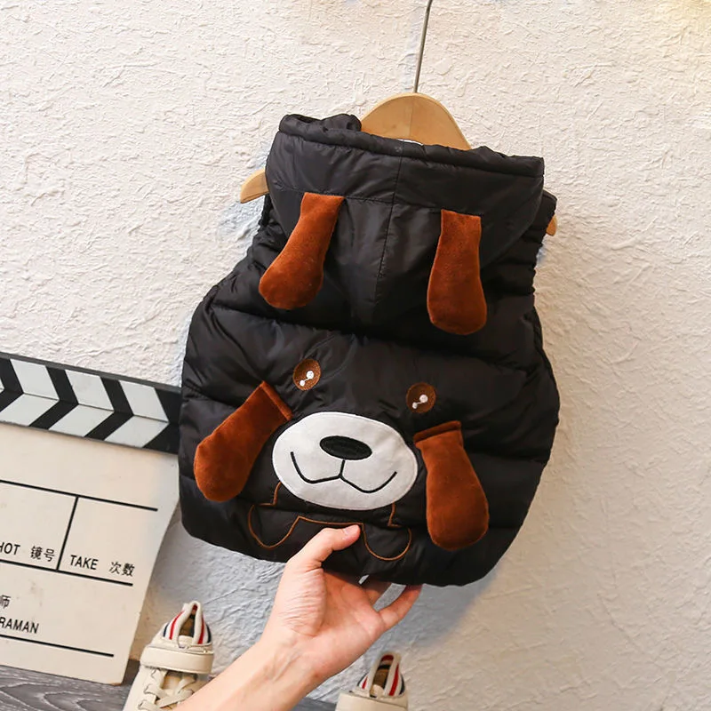 Winter Warm Cartoon Child Waistcoat Baby Girls Boys Vest Cotton-Padded Kids Coats Children Outerwear For 1-8 Years Old
Winter Warm Cartoon Child Waistcoat Baby Girls Boys Vest Cotton-Padded Kids Coats Children Outerwear For 1-8 Years Old