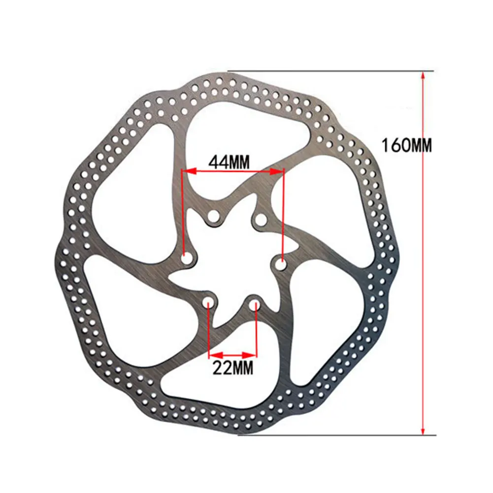 160 Mm Bike Disc Brake Rotor With 6 Bolts Stainless Steel Bicycle Rotors Fit For Road Bike MTB BMX Bicycle Brake Accessories
160 Mm Bike Disc Brake Rotor With 6 Bolts Stainless Steel Bicycle Rotors Fit For Road Bike MTB BMX Bicycle Brake Accessories