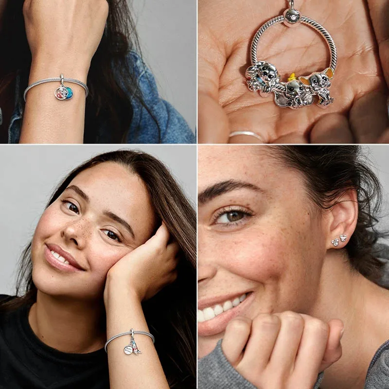 Original New 925 Silver Bracelets Accessories Charm Bead fit Pandora Elephant charms beads Bracelet for women DIY Jewelry Gift
Original New 925 Silver Bracelets Accessories Charm Bead fit Pandora Elephant charms beads Bracelet for women DIY Jewelry Gift