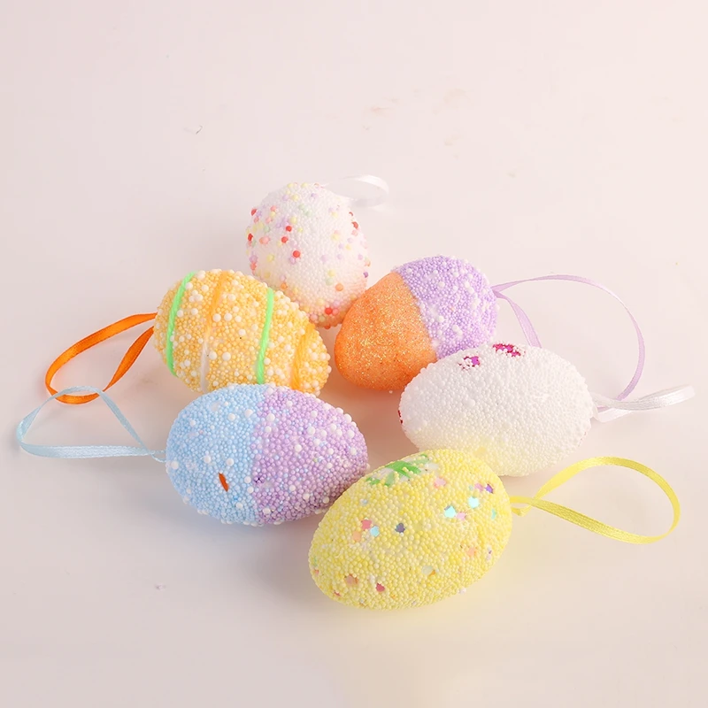 6pcs/12pcs/46pcs Colorful Easter Eggs Foam Eggs Decorative Hanging Ornaments For DIY Crafts Easter Decorations
6pcs/12pcs/46pcs Colorful Easter Eggs Foam Eggs Decorative Hanging Ornaments For DIY Crafts Easter Decorations