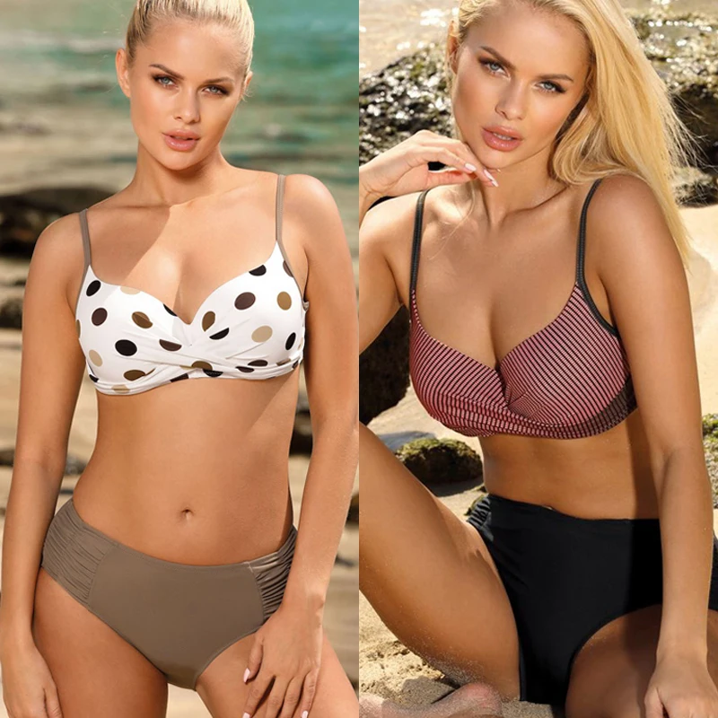 Bikinis Swimwear Women Swimsuit 2022 New Sexy Dot High Waist Push Up Bikini Set Two Piece Female Beach Wear Bathing Suit Biquini
Bikinis Swimwear Women Swimsuit 2022 New Sexy Dot High Waist Push Up Bikini Set Two Piece Female Beach Wear Bathing Suit Biquini
