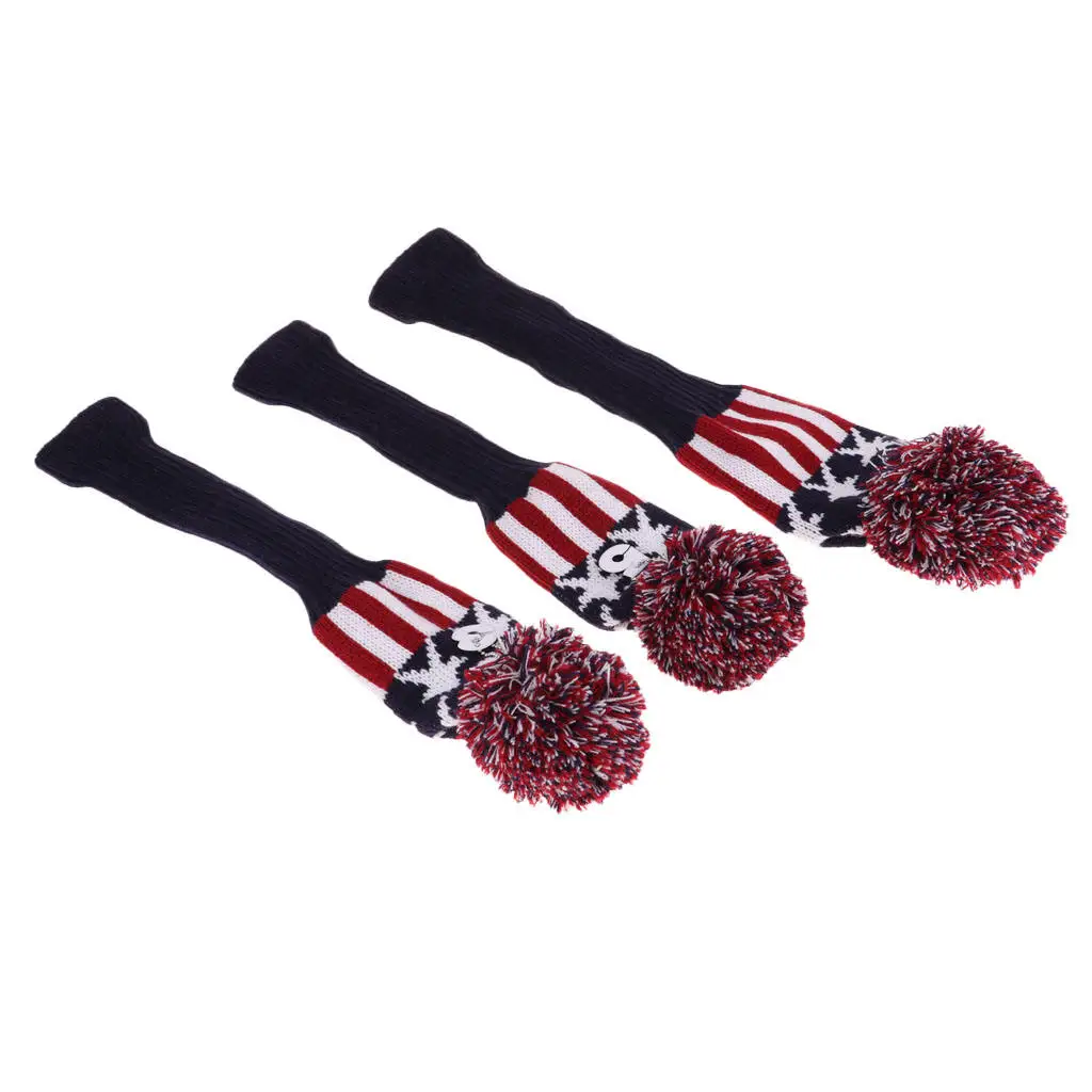 3pcs Golf Long Neck Headcover Knitting Wool Covers Hand Knit Golf Head Cover
3pcs Golf Long Neck Headcover Knitting Wool Covers Hand Knit Golf Head Cover