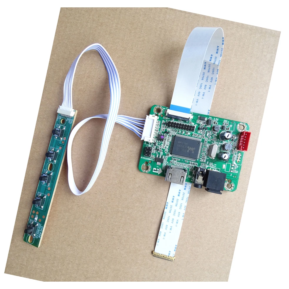 Для B156XW04 V.8 V.7 1366*768 панель экрана HDMI совместимый светодиодный мини контроллер EDP