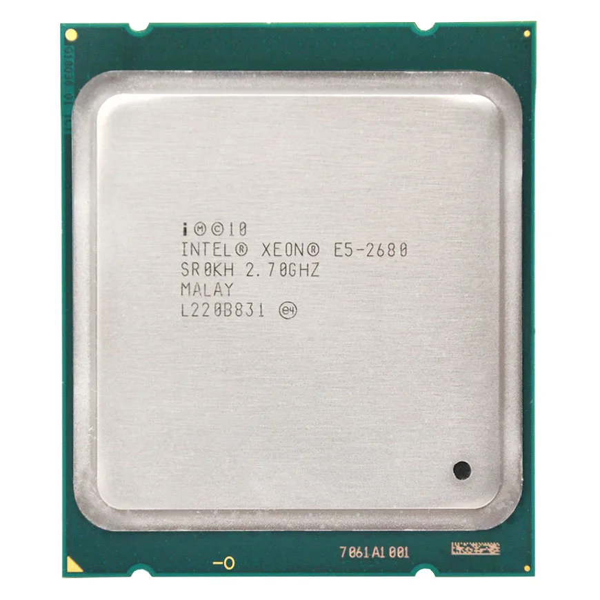 Процессор Intel Xeon E5 2680 _ 2 7 ГГц 20 МБ кэш 8 GT/s LGA 2011 CPU подходит для материнской платы
