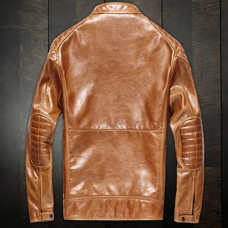 Genuine Men's Autumn Winter Cow Leather Luxury Coat Streetwear Motorcycle Jacket Veste Homme 27-57 MY2805
Genuine Men's Autumn Winter Cow Leather Luxury Coat Streetwear Motorcycle Jacket Veste Homme 27-57 MY2805